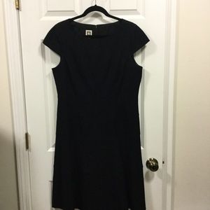 Anne Klein A-Line Dress Black